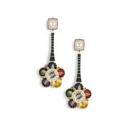Prismatic Petals Long Earring – Elegant Handcrafted Earrings
